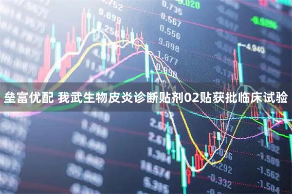 垒富优配 我武生物皮炎诊断贴剂02贴获批临床试验