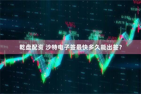乾盘配资 沙特电子签最快多久能出签？