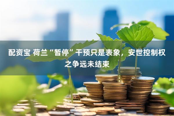 配资宝 荷兰“暂停”干预只是表象，安世控制权之争远未结束
