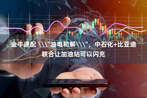金牛速配 \＂油电和解\＂，中石化+比亚迪联合让加油站可以闪充